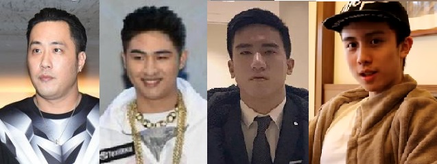 回顧以下4位藝人公子黑歷史，皆是本身脫序行為登上新聞版面，不僅成了星二代不良示範，也讓明星爸媽一個頭兩個大。 圖：新頭殼合成