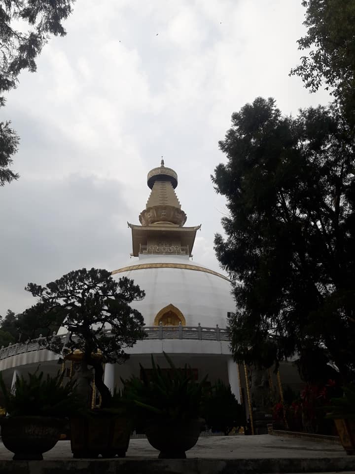 著名的舍利塔是當年921地震的震央。 圖：翻攝自 黃淑玲臉書