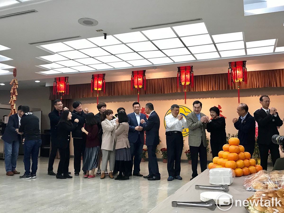 台北市議會新春大團拜。 圖 : 周煊惠 / 攝
