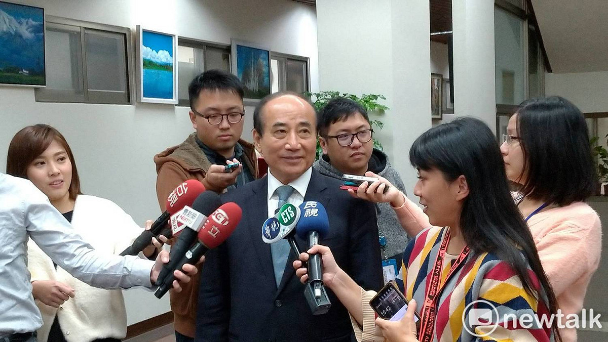前立法院長王金平下午在立法院接受媒體訪問。 圖：陳佩君／攝