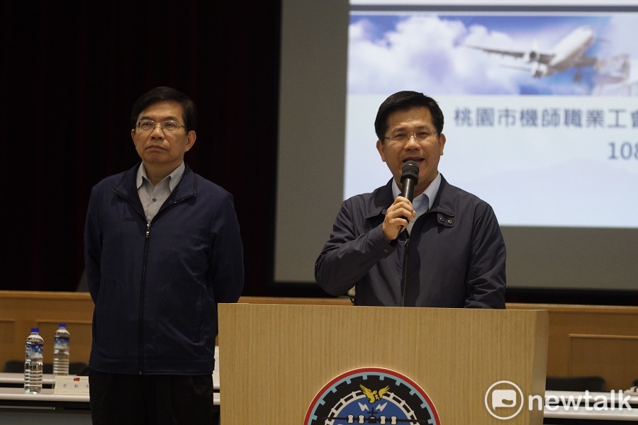 交通部長林佳龍凌晨0時50分會談前在現場發表談話，他相信不管有多大的分歧，只要願意坐下來談、願意對話，就有達成共識的可能。 圖：張良一/攝(資料照片)