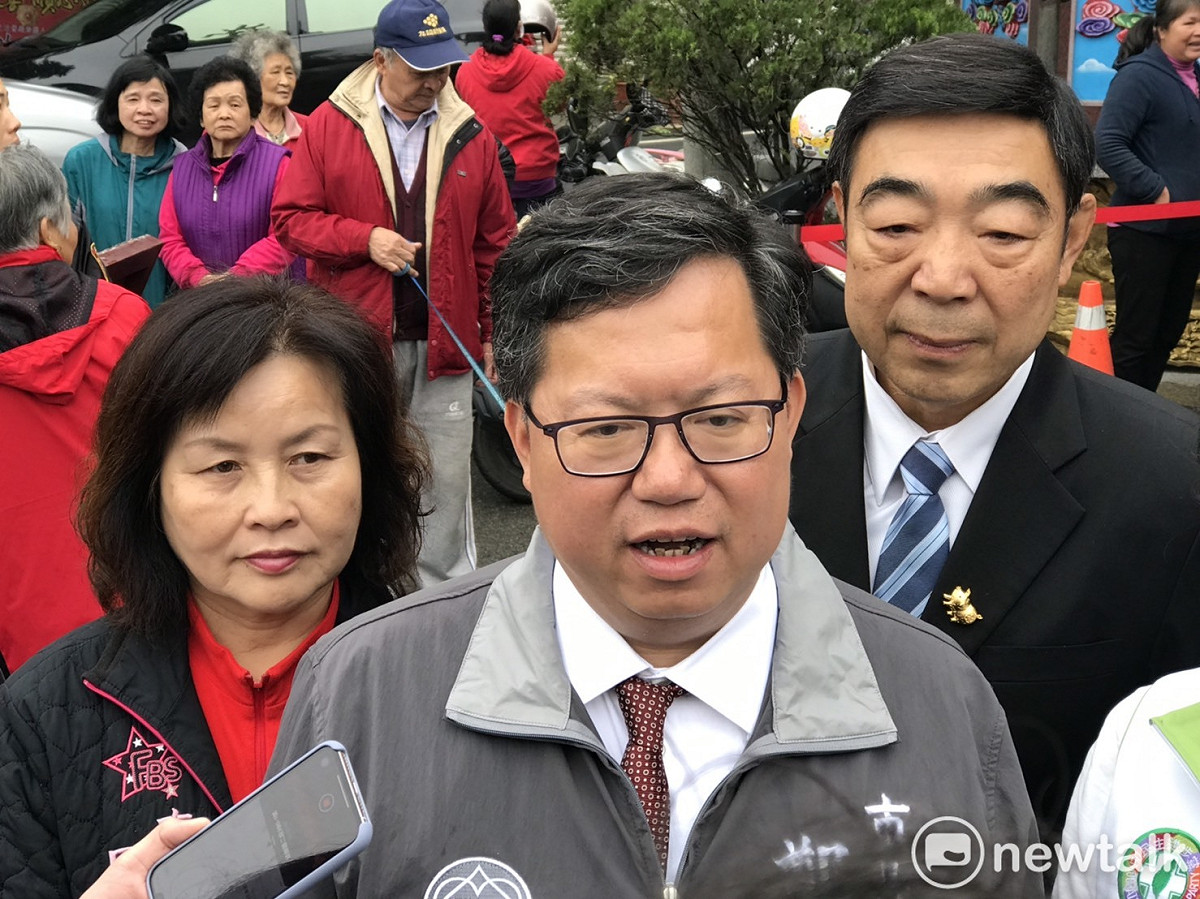 桃園市長鄭文燦盼華航勞資雙方達成更多共識讓罷工盡早落幕，強調乘客的權益、國家的形象，華航的永續經營，和機師的權益都一樣重要。 圖：林昀真/攝