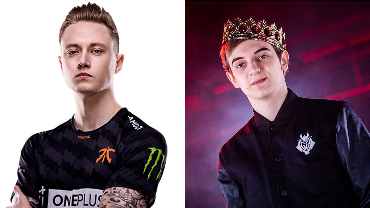 曾在FNC攜手合作的中下雙雄Rekkles、Caps是2015年後唯二達成連四年闖入世界賽八強的選手。 圖：翻攝自選手粉專/新頭殼合成