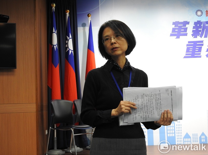 國民黨代理主委兼新媒體部主任程美華。 圖：趙婉淳／攝（資料照片）