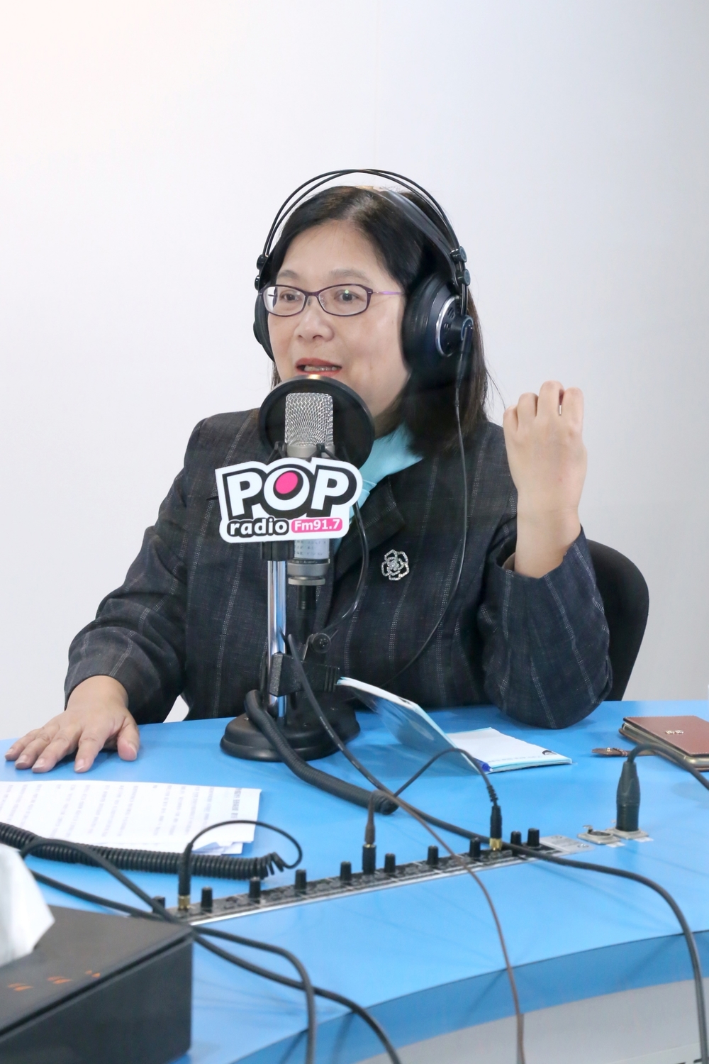 管碧玲感謝兩任行政院長的知遇之恩。 圖：POP搶先爆/提供