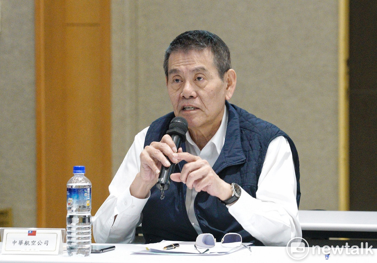 華航總經理謝世謙認為，若工會認為是合法罷工，只要公告周知讓會員知道就好，並不需要資方來背書，而且他今天未被授權討論這個問題。 圖：張良一／攝