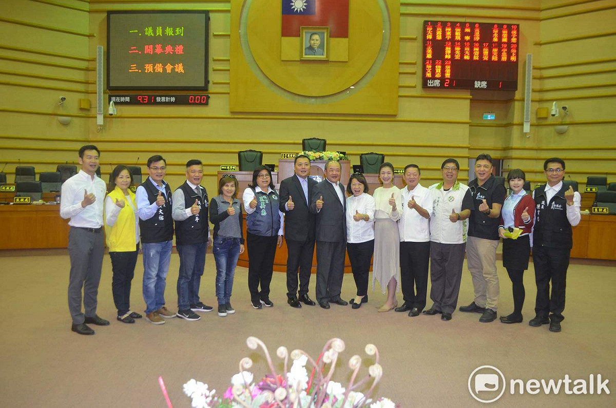 黃敏惠期許議會不分藍綠，一起擦亮嘉義市的招牌。 圖：蔡坤龍/攝