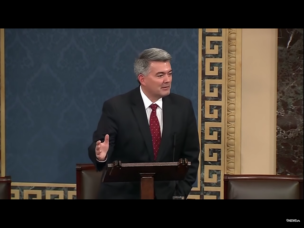 賈德納（Cory Gardner）是參院外委會亞太小組主席，他日前發起倡議，與其他4位共和黨參議員克魯茲（Ted Cruz）、魯比歐（Marco Rubio）、柯頓（Tom Cotton）及柯寧（John Cornyn）聯名致函聯邦眾議院議長裴洛西（Nancy Pelosi），敦促裴洛西邀請蔡總統赴國會發表聯席演說。 圖：翻攝自Youtube