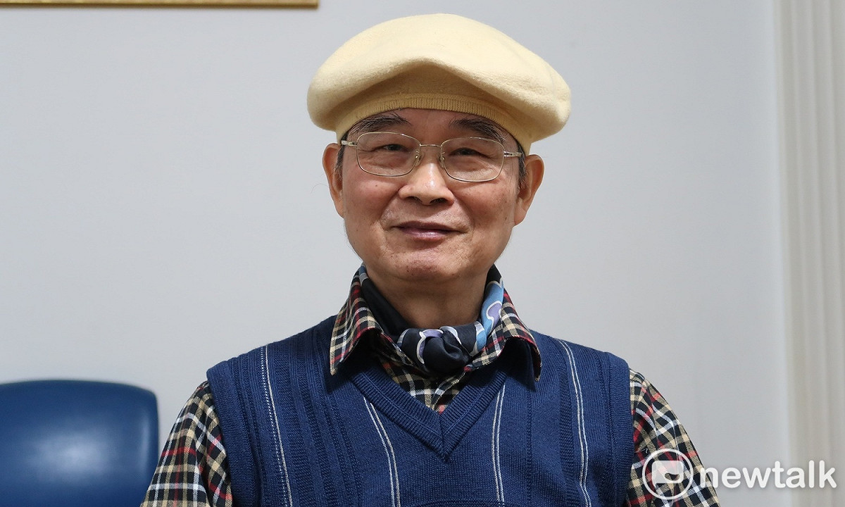 已退休東吳大學政治系教授黃昭弘。 圖：林朝億/攝