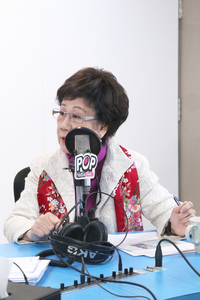 針對韓國瑜日前受訪時表示，「台灣鬼混20多年，完全沒有在進步」。前副總統呂秀蓮今（18）接受廣播節目專訪時回嗆，韓當立委時是不是也在鬼混？ 圖：POP搶先爆／提供