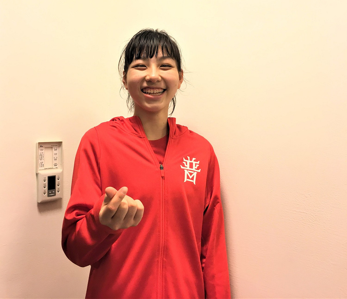 普門中學陳芷英。 圖／鍾東穎攝