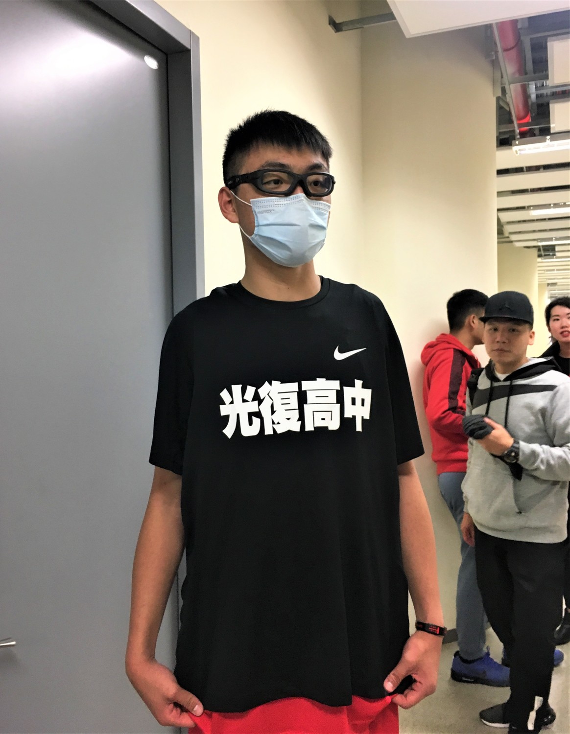 光復高中主戰力喬楚瑜中諾羅病毒。 圖／鍾東穎攝,2019.02.18