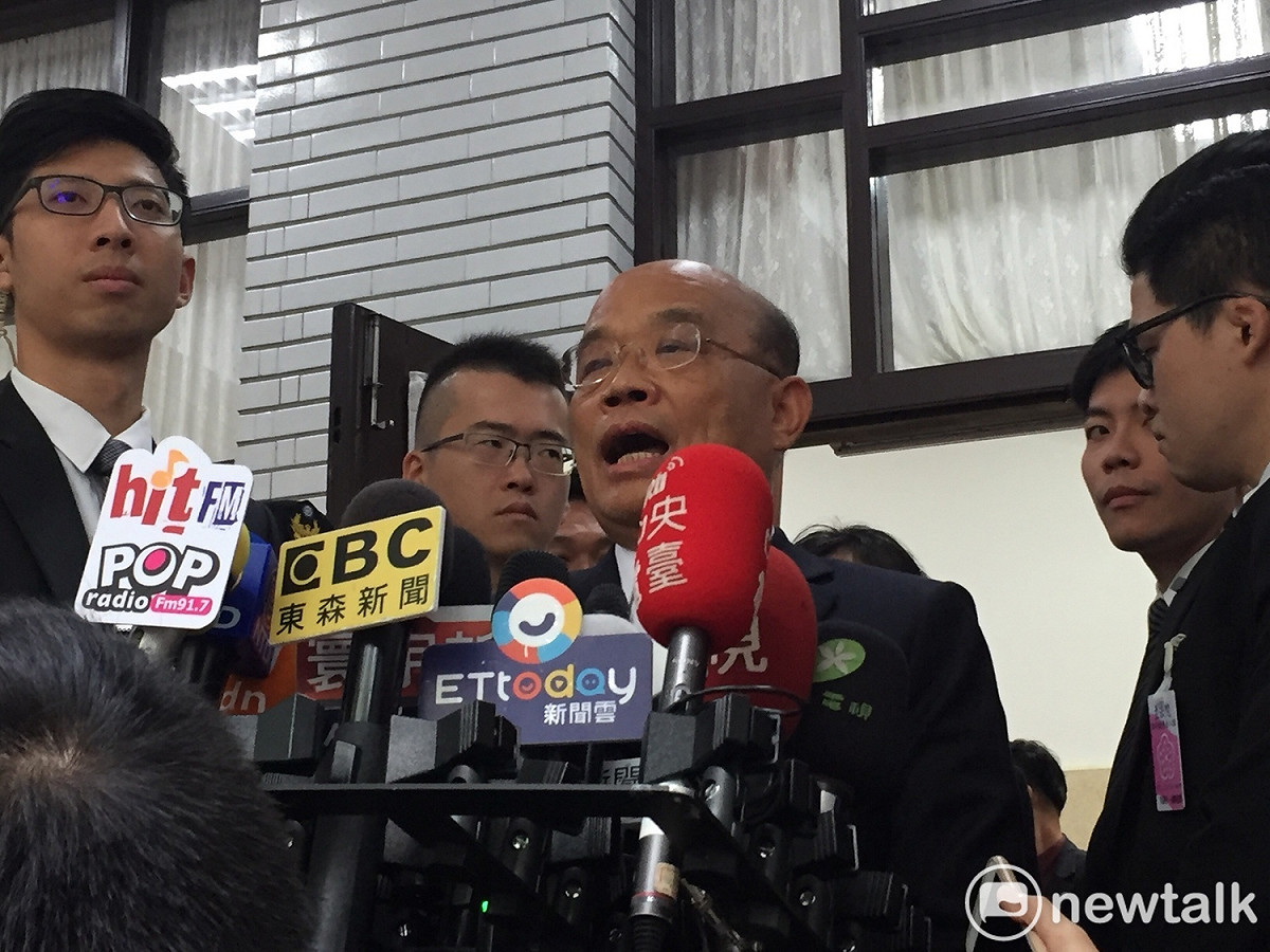行政院長蘇貞昌上午到立法院進行施政報告總質詢。 圖：新頭殼資料照片