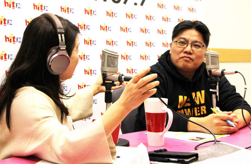 邱顯智今天接受媒體專訪，談起2020選舉一事。 圖：Hit Fm《周玉蔻嗆新聞》製作單位提供