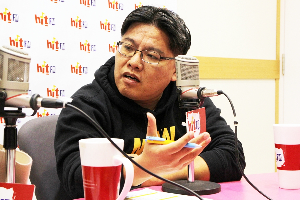 邱顯智今天接受周玉蔻專訪。