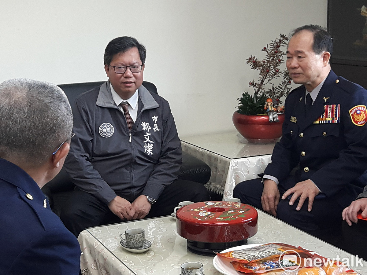 鄭文燦說年改的社會溝通不成功造成誤會，或被一些假資訊誤導，認為政府推動年改議題的社會溝通及改革的布局仍然很重要。 圖：林昀真/攝
