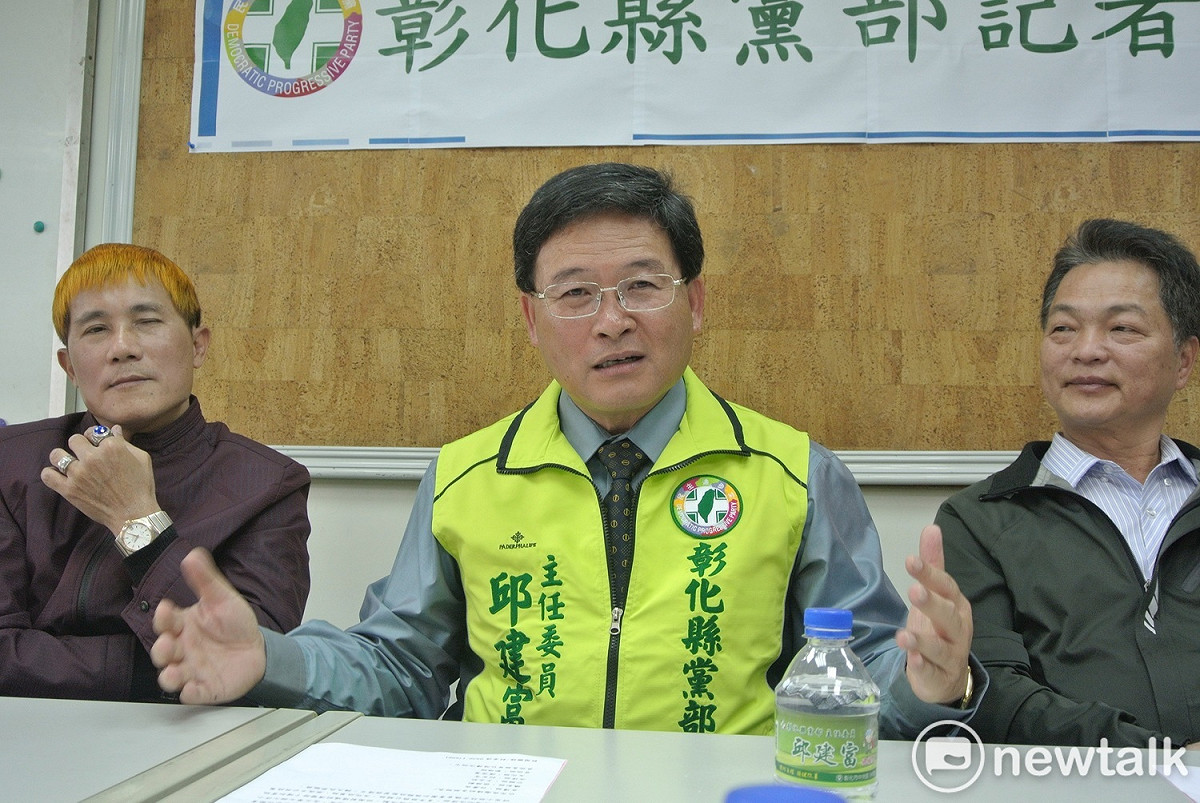 邱建富說，民進黨彰化縣黨部加強網路聲量已見成效。 唐復年/攝