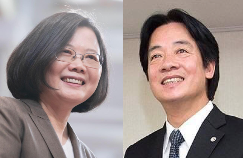 前行政院長賴清德已經卸任一個月了，但人氣和政治聲望不減。根據《蘋果日報》委託世新大學進行「2020總統選舉民意調查」，有38.6%的民眾認為賴清德有勝算，17.6%民眾認為蔡英文有勝算。 圖：新頭殼合成