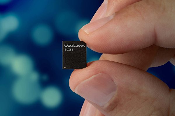 高通公司推出了第二代调制解調器芯片Snapdragon X55。 圖：翻攝高通官網