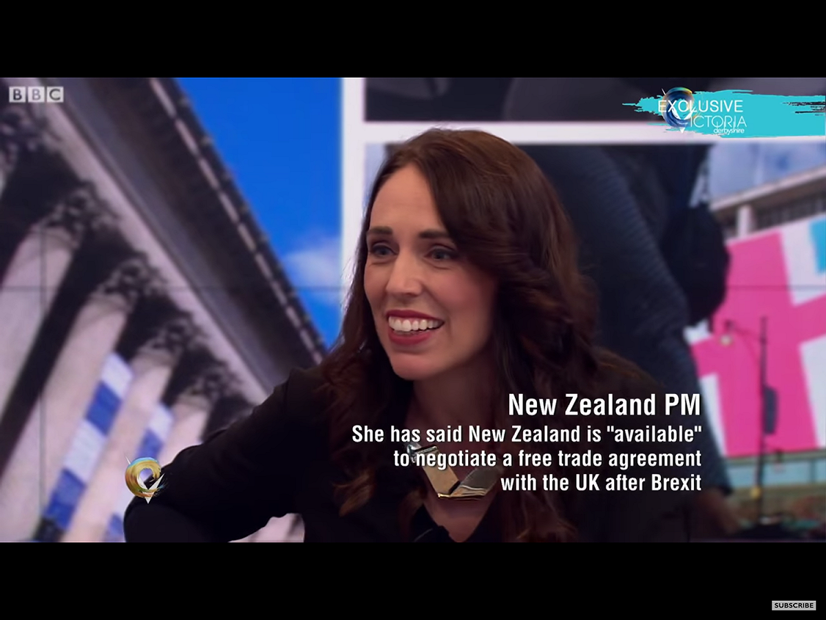 紐西蘭總理阿德恩(Jacinda Ardern)週二表示，正在考慮妥協措施。她說，情報局GCSB和電信運營商Spark之間正在協商，看對華為參與5G網建設的擔憂是否可控。 圖：翻攝自Youtube（資料畫面）