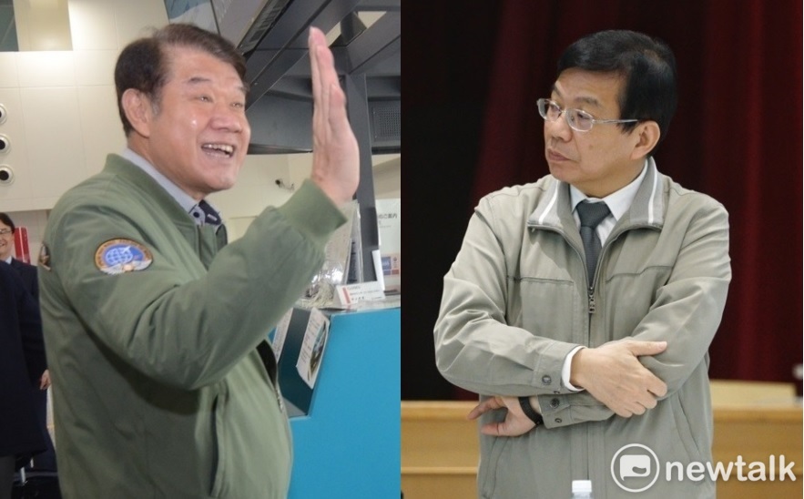 華航董座何煖軒（左）、交通部政次王國材（右）。 圖：新頭殼合成