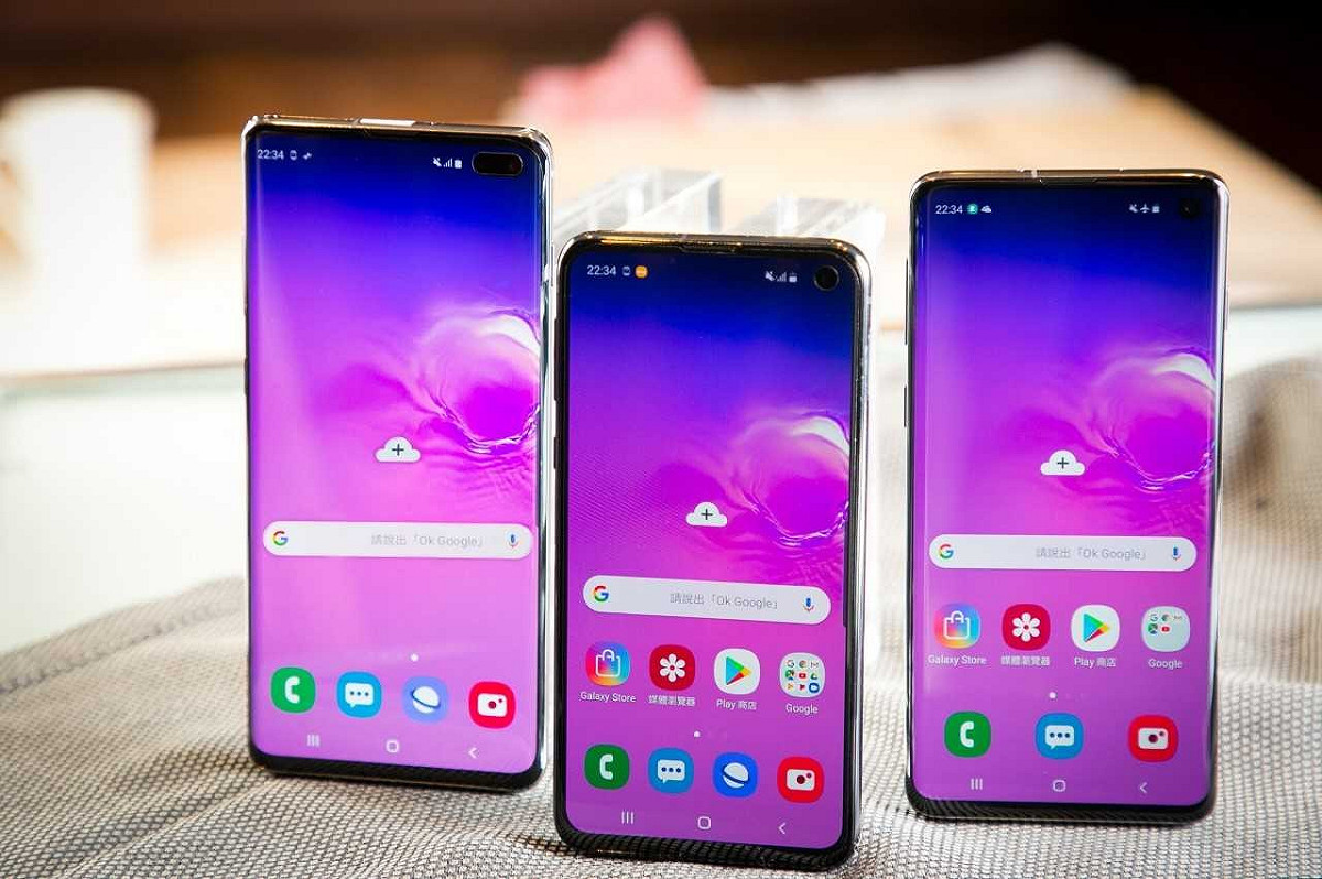 三星日前推出新機Galaxy S10e、S10、S10+。
 圖：翻攝三星官網