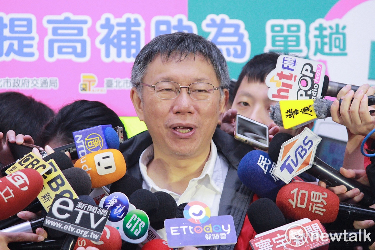 台北市長柯文哲。 圖：周煊惠 / 攝