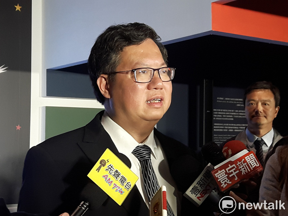 高雄市觀光局長潘恆旭指桃園市長鄭文燦縱容桃園市議員王浩宇拼命「打韓」，似乎是想競選立委。鄭文燦越洋回應，王浩宇想選立委是事實。 圖：林昀真/攝 (資料照片)