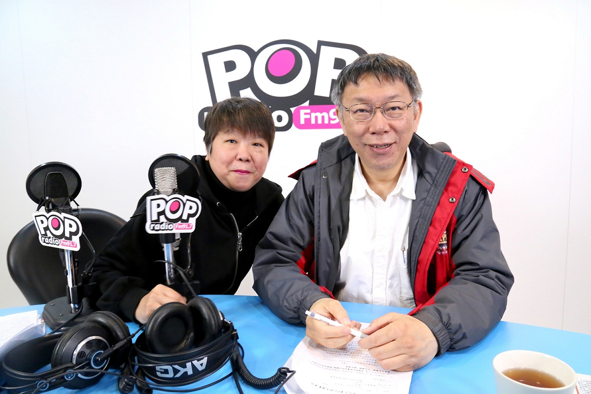 台北市長柯文哲今日接受《POP搶先爆》專訪。    圖：《POP搶先爆》 / 提供
