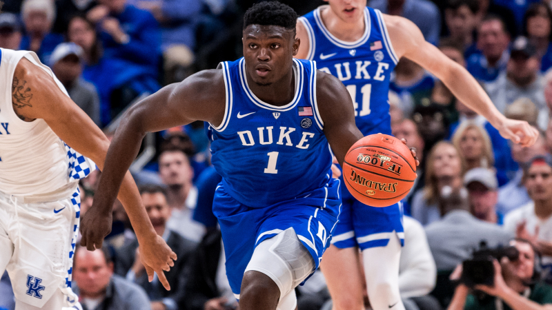 鵜鶘選秀狀元Zion Williamson。 圖：取材自杜克大學官網
