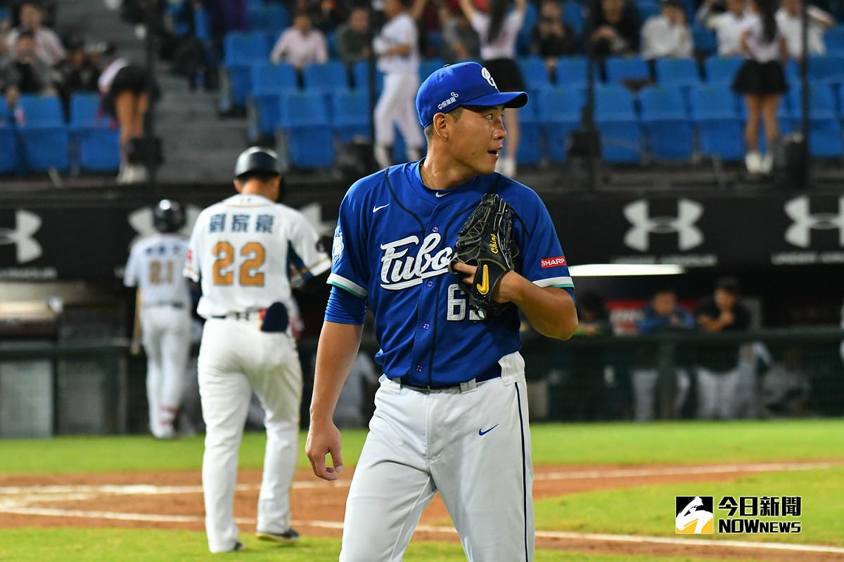 富邦悍將林煜清。 圖／記者葉政勳攝 , 2018.10.02