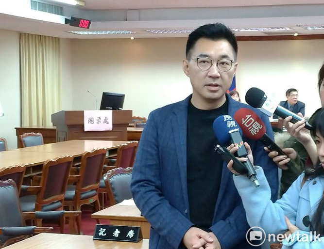 國民黨立法院黨團總召江啟臣。 圖:陳佩君/攝