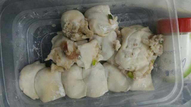 由香港帶入境的豬肉餛飩驗出非洲豬瘟病毒。
 圖：防檢局/提供