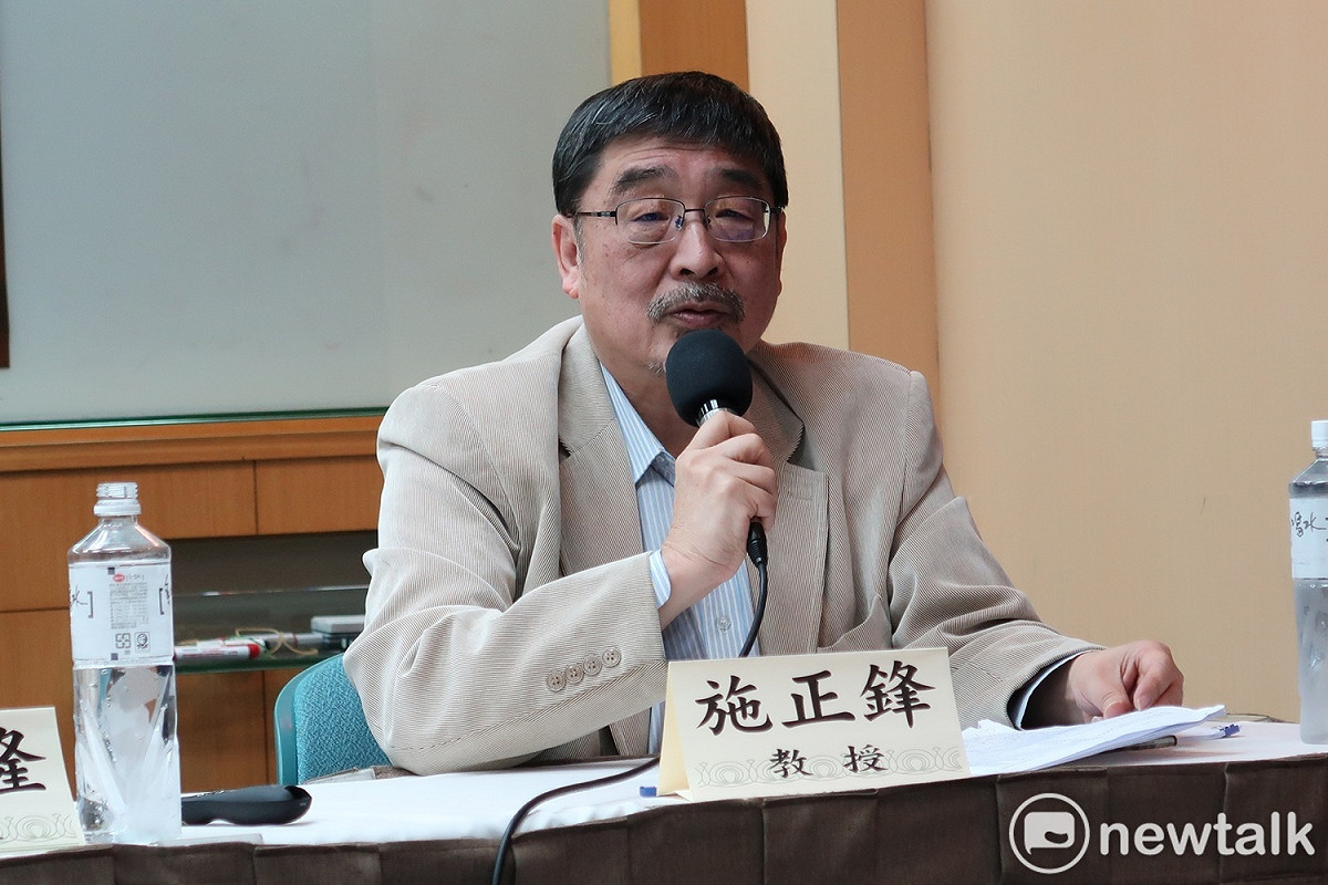 東華大學教授施正鋒。 圖：林朝億/攝