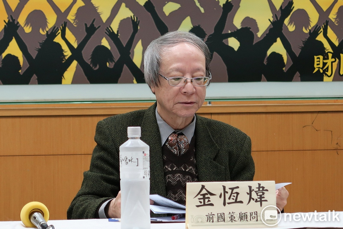 凱達格蘭學校校長金恆煒。 圖：林朝億/攝