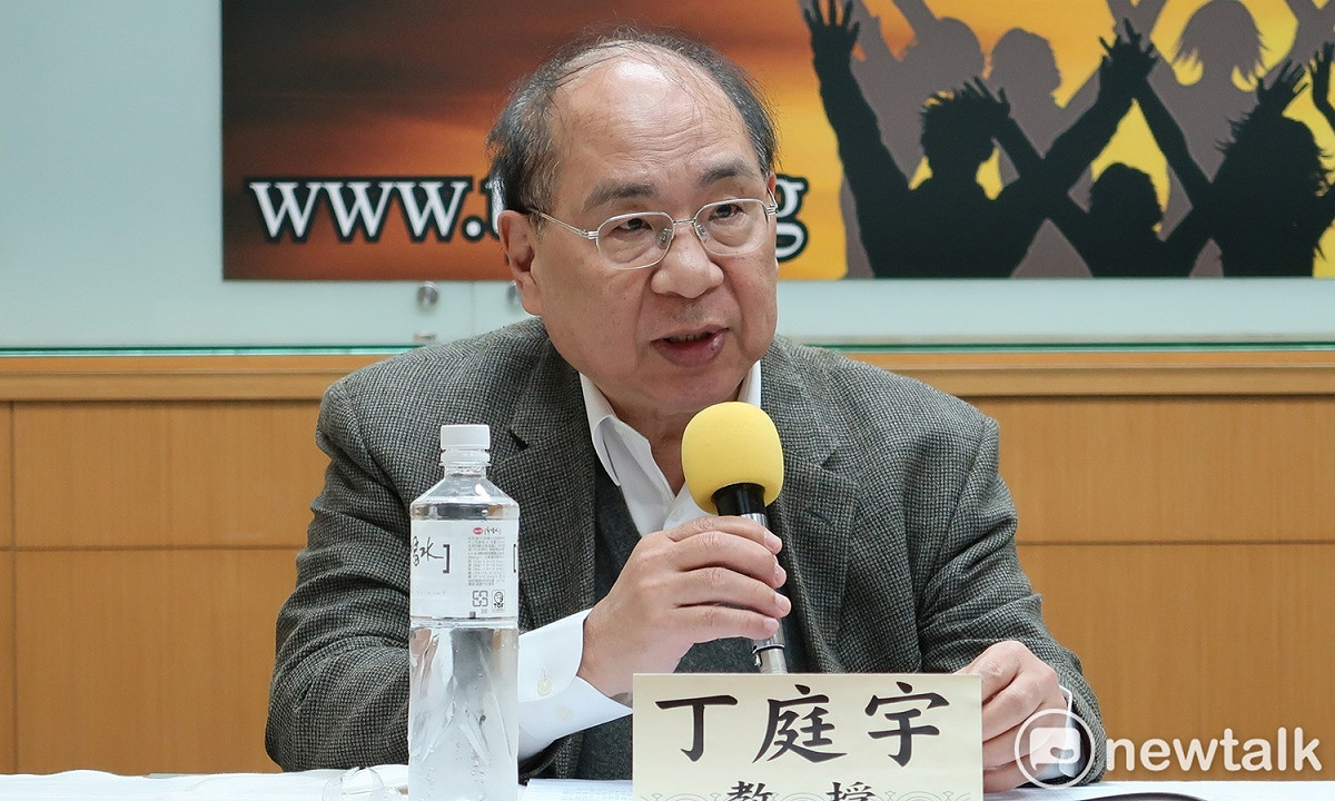 學者丁庭宇。 圖：林朝億/攝