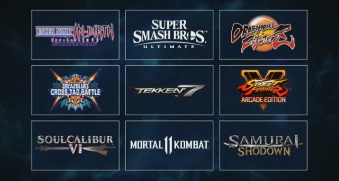 《EVO 2019》正式公布比賽項目。 圖：翻攝shoryuken