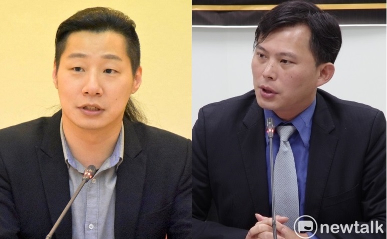 時代力量立委林昶佐、黃國昌。 圖：新頭殼資料照／合成圖