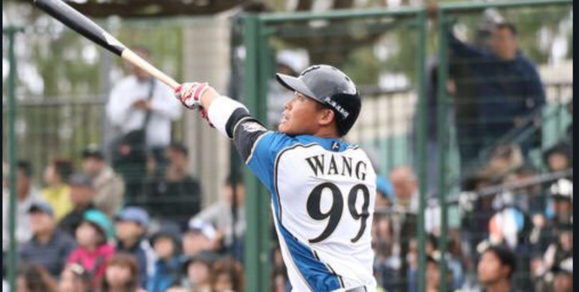 日職火腿隊外野手「大王」王柏融王柏融開轟。 圖：擷自火腿推特