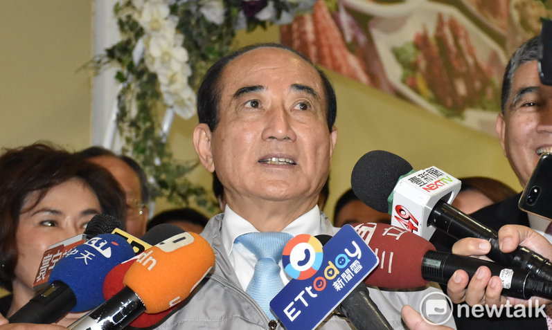 王金平今天受訪指黨內初選第二階段沒道理。 圖：孫家銘／攝