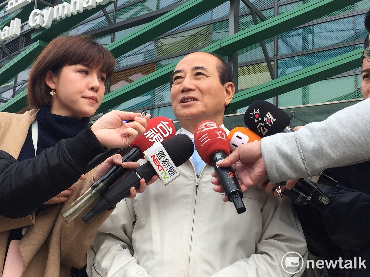前立法院長王金平上午受邀參加「2019台灣清明中華民族萬姓先祖祭祀大典」。 圖：趙婉淳／攝