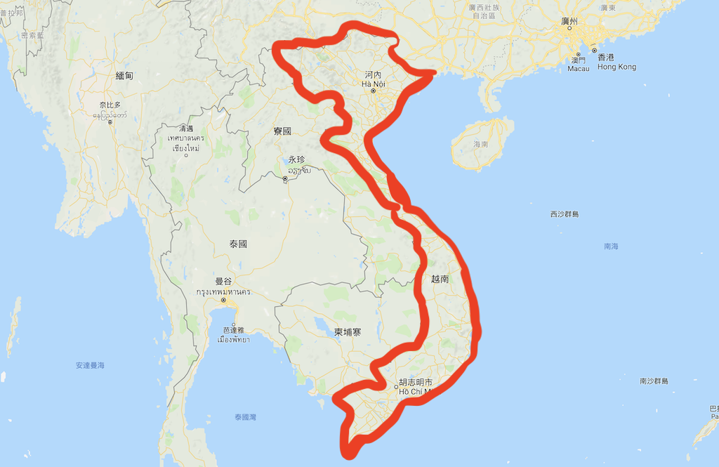越南農業與農村發展部表示，非洲豬瘟疫情近日繼續升溫，截至2月27日已在興安、太平、海防、清化、河內與河南等6省市共96個農戶養殖豬場發現非洲豬瘟病例，上千頭豬被迫撲殺。 圖：翻攝自google map （新頭殼製）