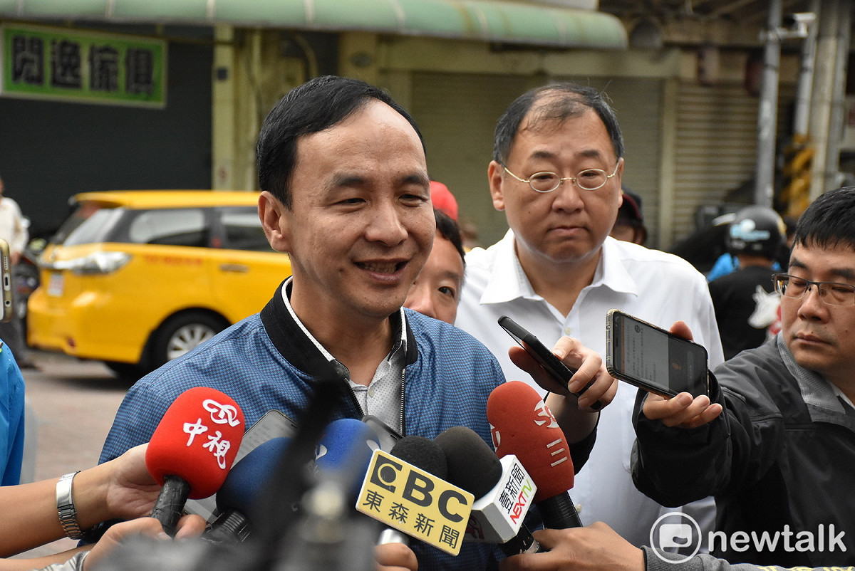 朱立倫南下支持立委陳宜民。 圖：孫家銘／攝 (資料照)