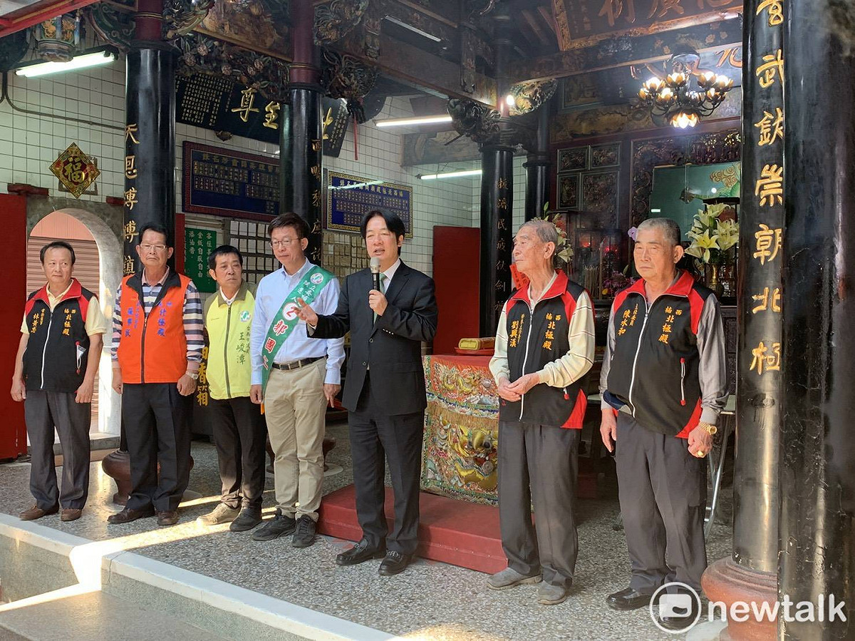 民進黨認為前行政院長賴清德進行苦行僧式的拜票，使得地方基層大受感動，願意再一次相信民進黨。 圖 : 黃博郎/攝