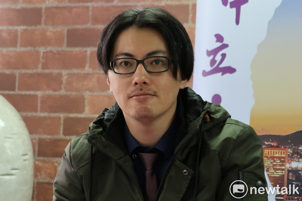 前國民黨中常委與青年團總團長梁靧。 圖：林朝億/攝