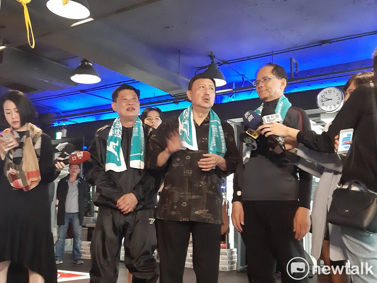 對於民調落後對手4%，余天說民調參考就好，他會拼到最後。 圖：林昀真/攝