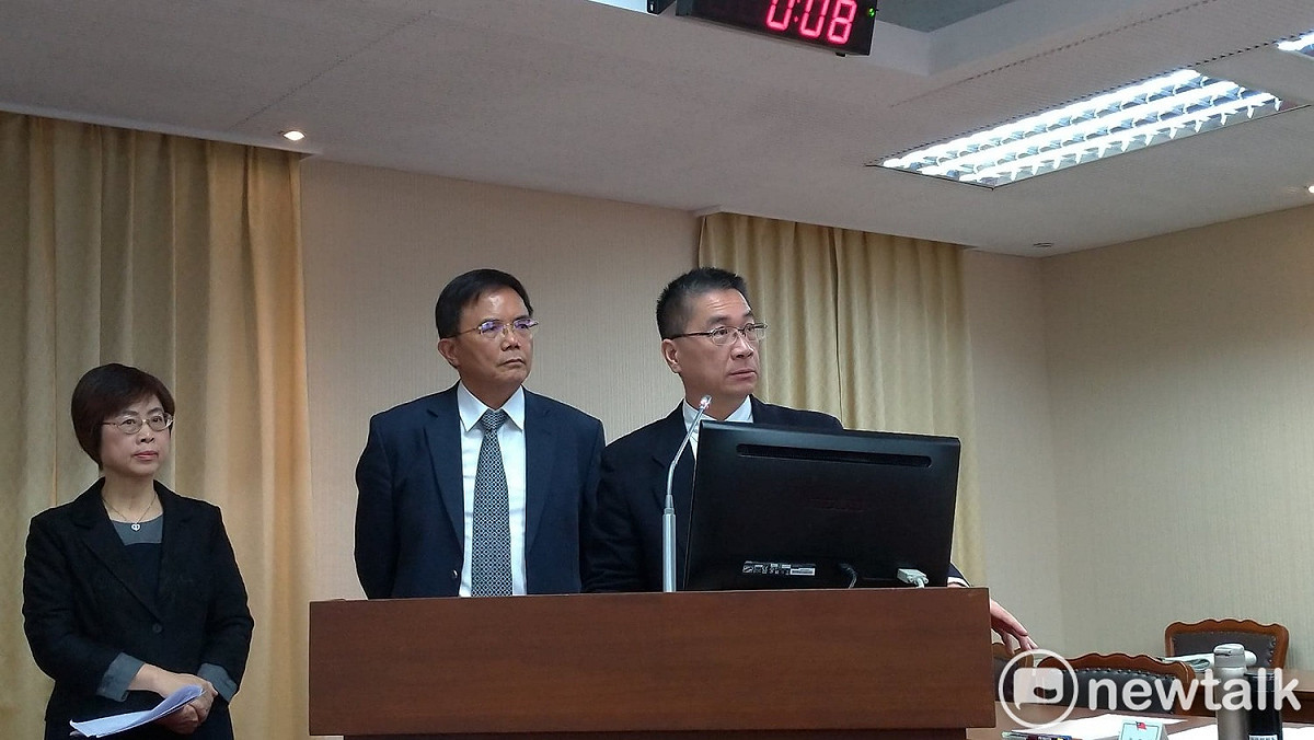 徐國勇今天前往立院接受備詢。 圖：陳佩君／攝