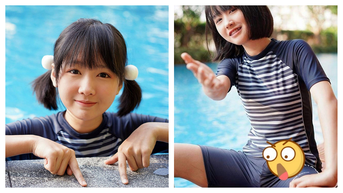 泰國美少女的巨根照在網路瘋傳，網友認為她是男生，本人不得不出面說明。 圖／翻攝自 @MintraDingdong臉書粉專