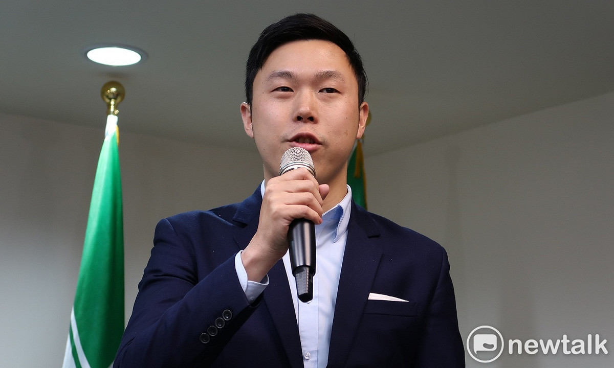 民進黨發言人李問。 資料照片：林朝億/攝