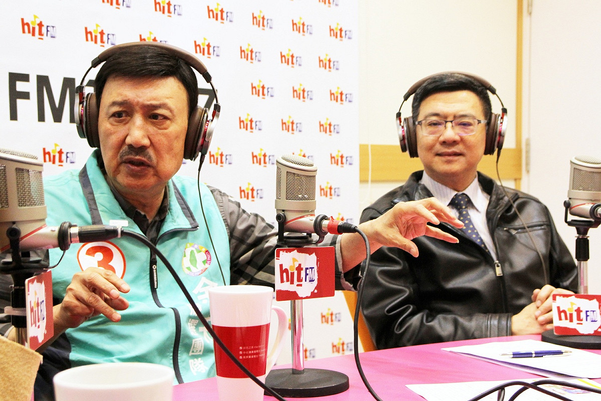 余天說這次若選輸他就退出政壇，卓榮泰表示會全力輔選，「但是如果真的韓流來襲 我就不如歸去吧」。 圖：Hit Fm《周玉蔻嗆新聞》製作單位/提供